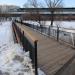 Пешеходный мост в городе Москва