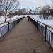 Пешеходный мост в городе Москва