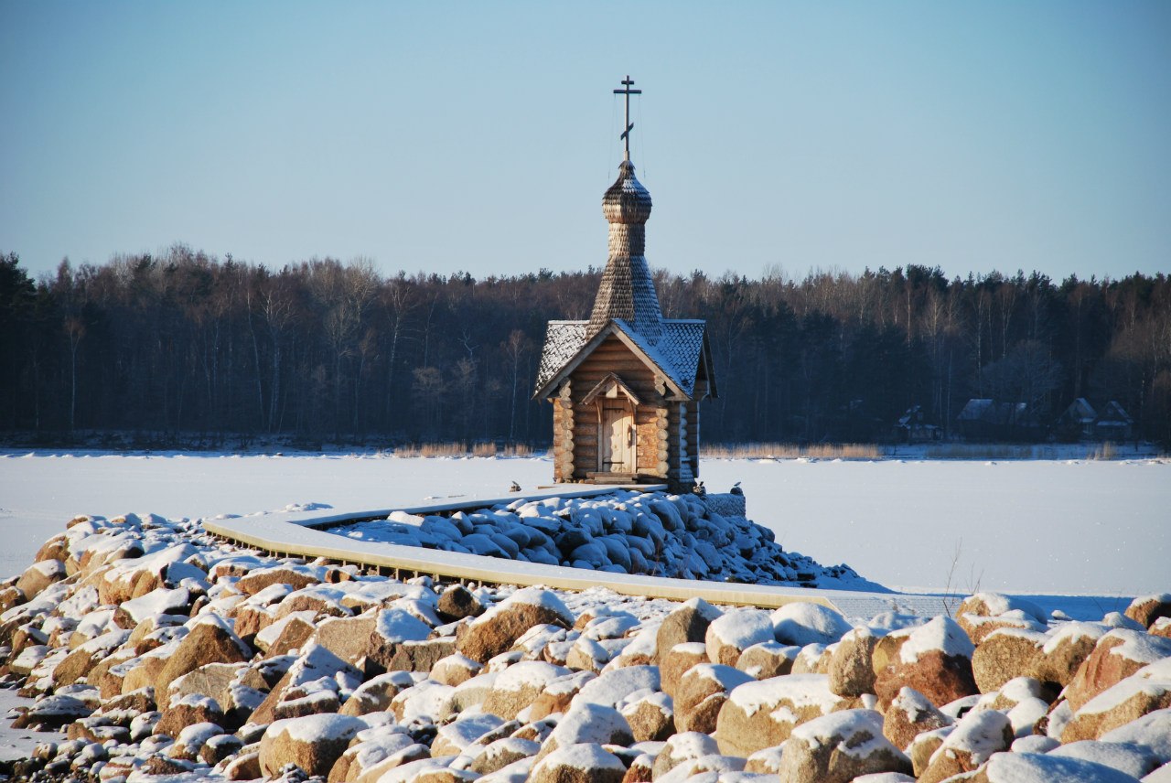 Часовня на острове Кампергольм