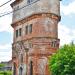 Старинная водонапорная башня в городе Западная Двина