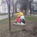 Скульптура домовенка Кузи в городе Москва