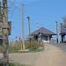 Железнодорожный переезд в городе Мариуполь