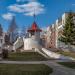 Детская площадка в виде крепости в городе Малоярославец