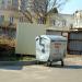 Waste collection point in Homieĺ city