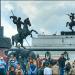 Конная статуя «Вестница Победы» в городе Москва