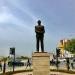 King Zog Statue in Tirana city