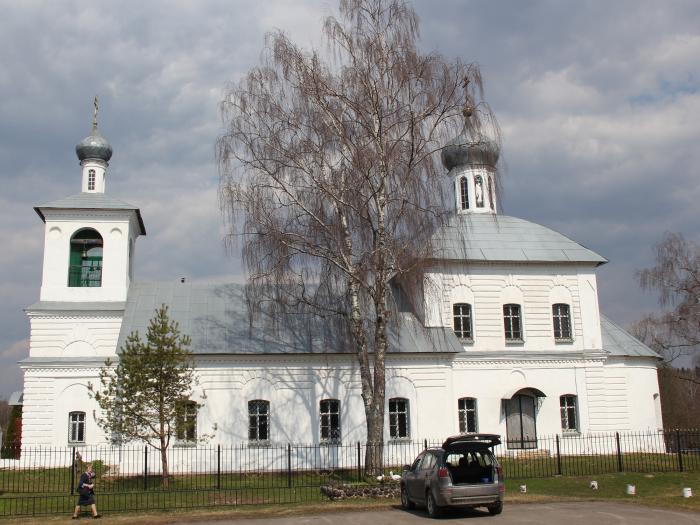 Зимний храм Вознесения поселок Гвардейское