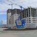 Островок кольцевой развязки в городе Ульяновск