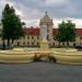 Фонтан зі скульптурою Богородиці в місті Жовква