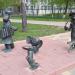 Скульптурная композиция «Крокодил Гена и Чебурашка» в городе Раменское