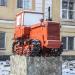 Памятник трактору ДТ-75 в городе Воронеж
