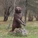 Скульптура медведя в городе Лисино-Корпус