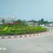 Circular Roundabout Garden in Yangon city