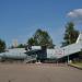 Советский военно-транспортный самолёт Ан-12Б в городе Москва