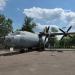 Советский военно-транспортный самолёт Ан-12Б в городе Москва