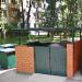 Контейнерная площадка для сбора твёрдых бытовых отходов в городе Москва