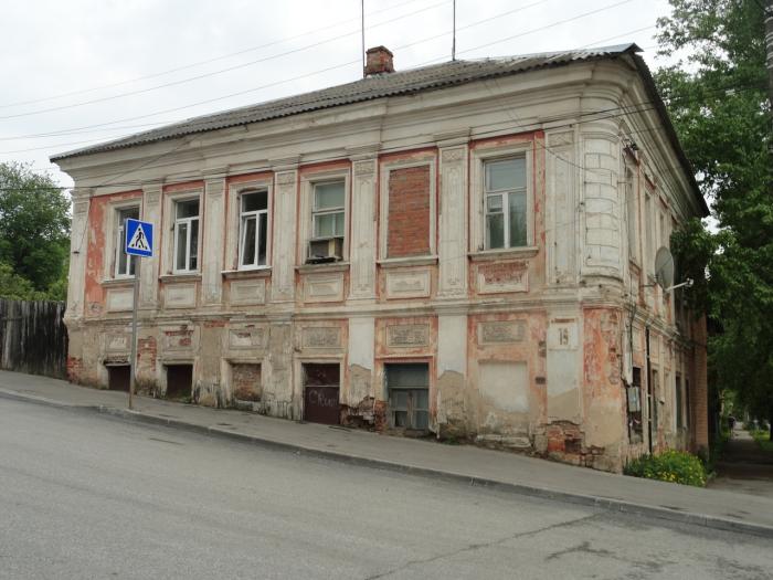 Калуга фото домов Воробьёвская ул., 19 - Калуга многоквартирный жилой дом, строение 19го века, объ