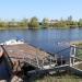 Съёмный причал поисково-спасательной станции МЧС в городе Шлиссельбург