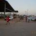 Thiri Mingalar Zay Market Car Parking in Yangon city