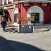 Неработающий вход в подземную торговую галерею в городе Казань