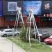 Газон со скульптурами в городе Москва
