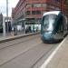 Royal Centre Tram Stop in Nottingham city