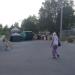Площадка с контейнерами для сбора мусора в городе Новое Девяткино