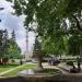 First fountain of Tirana in Tirana city