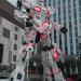 Gundam figure in Tokyo city