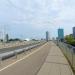 Mickiewicza St. Viaduct in Warsaw city