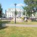 Клумба в городе Москва