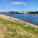 Городской пляж в городе Тверь