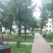Небольшой сквер в городе Москва