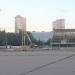 Снесенная мачта освещения в городе Москва