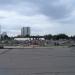 Снесённая северная трибуна стадиона «Москвич» в городе Москва