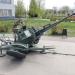 23-мм спаренная зенитная установка ЗУ-23-2 в городе Тверь