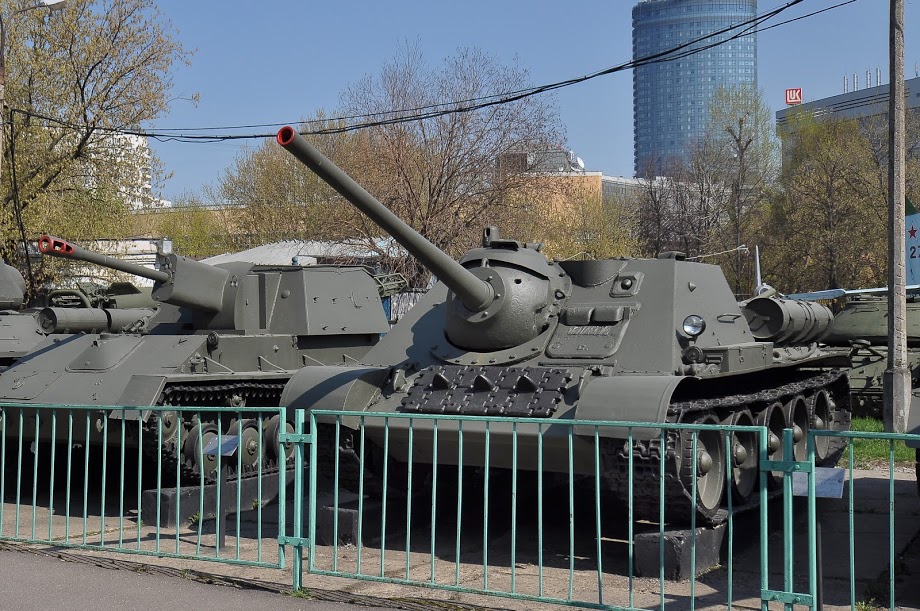 Soviet Tank Destroyer SU 85 Moscow