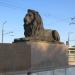 Скульптура льва в городе Могилёв