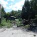 Захламлённый пустырь в городе Голицыно