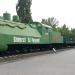 Имитация бронепоезда БП-1942 на базе паровоза Эу706-77 в городе Саратов