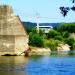 Ruins of a bridge over the San River