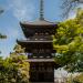 Three-Storied Pagoda of Old Tomyo-ji in Yokohama city