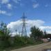Угловая опора ЛЭП в городе Кимры