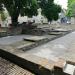 Roman excavation site in Augsburg city