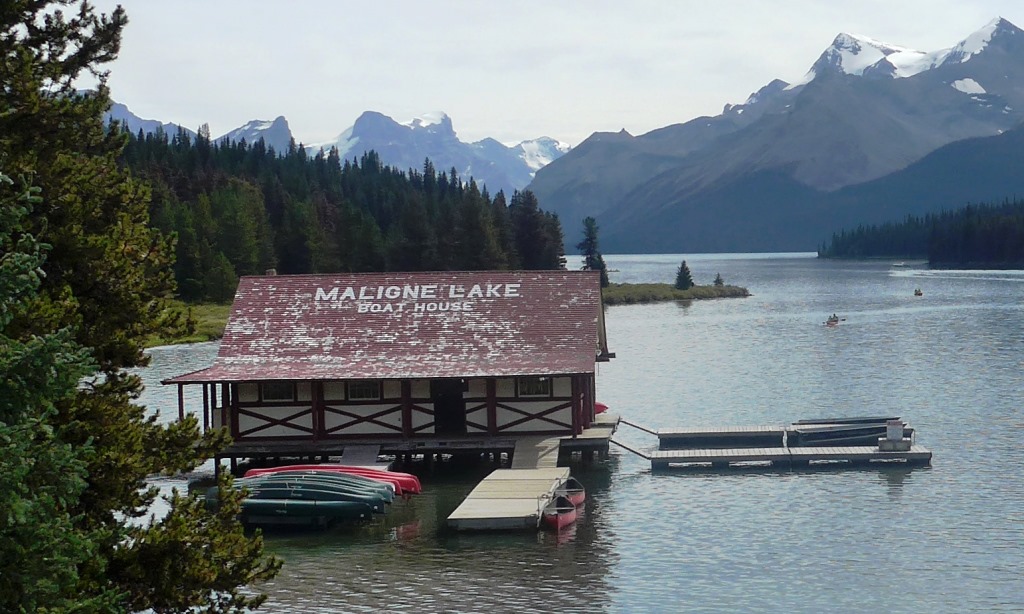 Maligne Lake Boat House