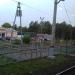 Пешеходный переход через железнодорожные пути в городе Долгопрудный