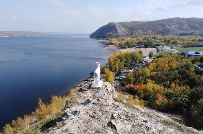 Козел в жигулевских горах