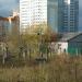 Здание с частично упавшей крышей в городе Нахабино