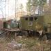 Остатки военного прицепа в городе Нахабино