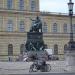 Bronze monument of the King Maximilian I Joseph in Munich city